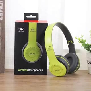 P47 Foldable Wired Wireless Headband Bluetooth SD TF MP3 Headphone