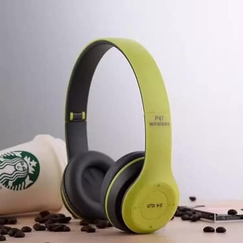 P47 Foldable Wired Wireless Headband Bluetooth SD TF MP3 Headphone view 2