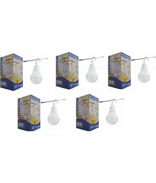 Remen Led Lites - 4W Cool Day Light LED Bulb ( Pack of 5 )