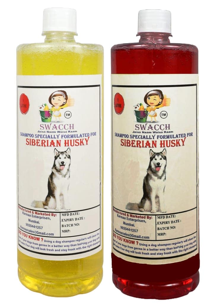 Swacch Shampoo Specially Formulated for Siberian Husky (1 Litre) (Combo Pack of 2) Jasmine & Lemon view 2