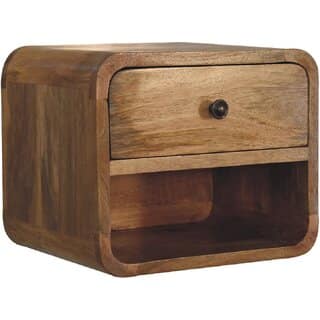 Mini Oak-ish Floating Open Bedside