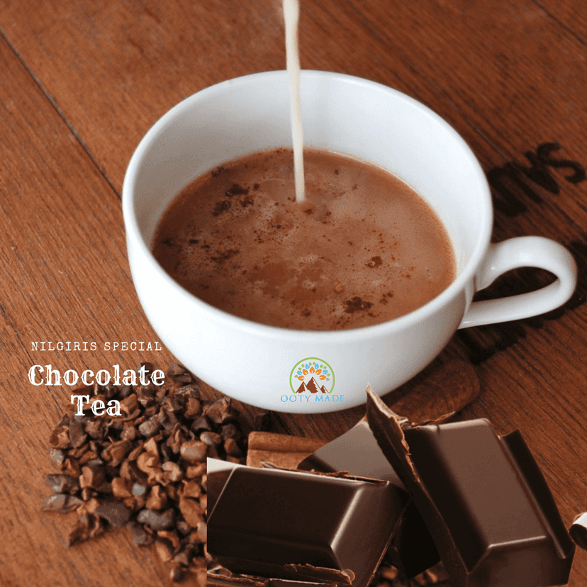 Nilgiris Chocolate Tea - Ooty's Premium Chocolate Tea Powder Blend of Richness and Flavor view 2