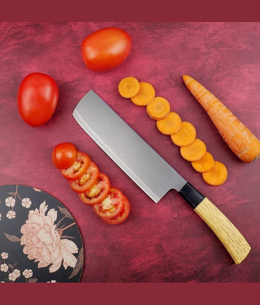 HomePro Silver Stainless Steel Chef Knife Blade Length 20 cm ( Pack of 1 ) view 2