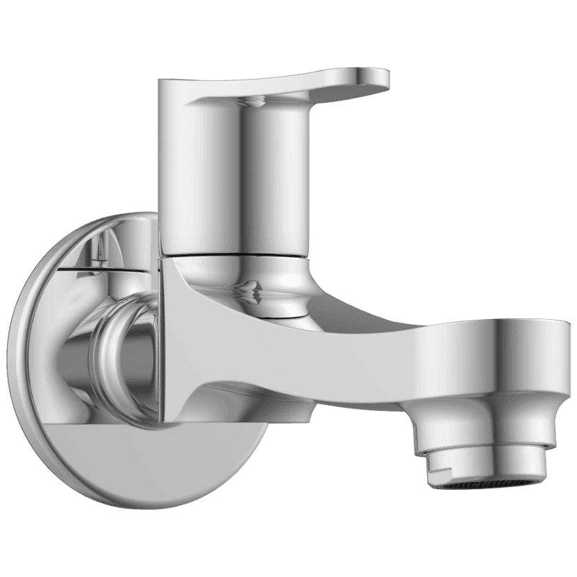 PR-2103 Long Nose Bib Tap With Wall Flange view 2