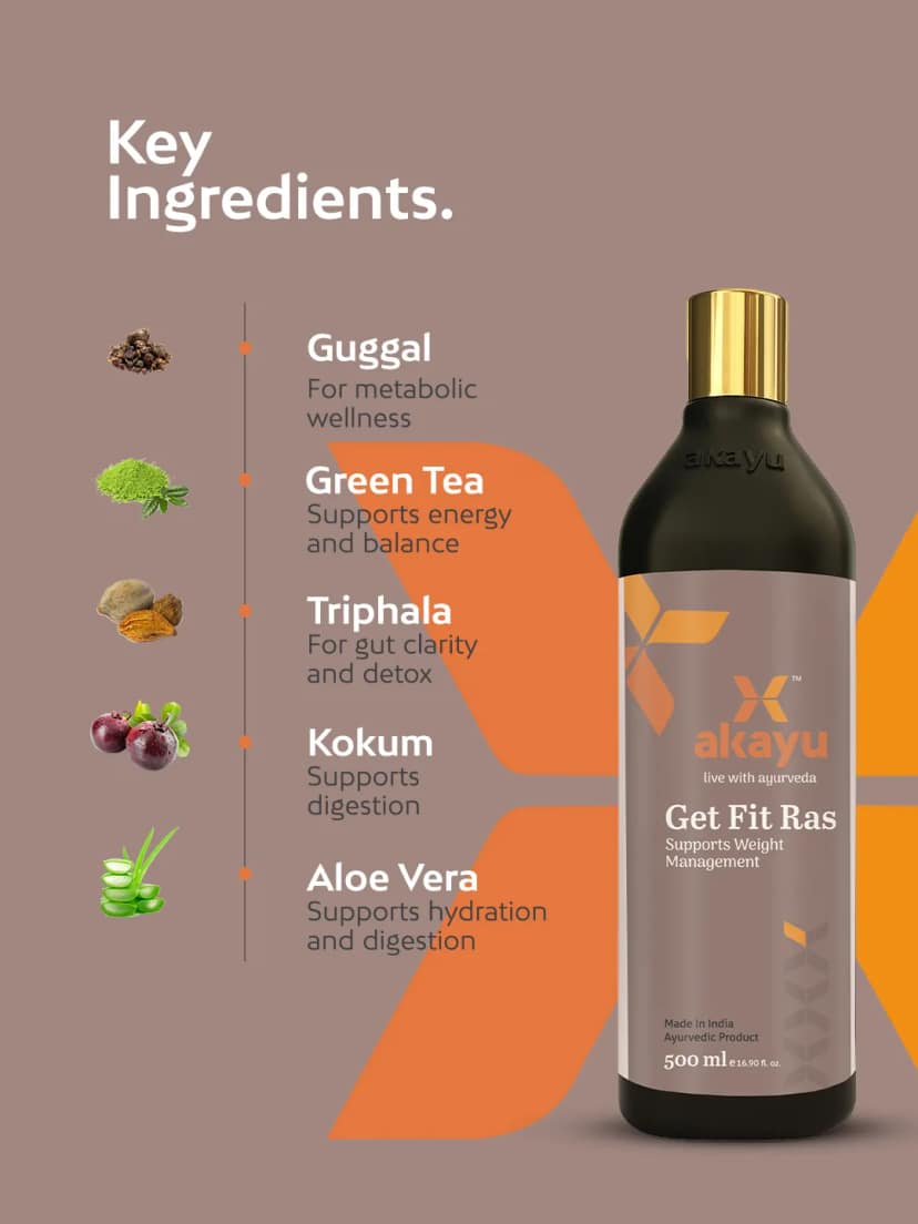 Akayu Get Fit Ras – Ayurvedic Tonic for Weight & Digestion view 2