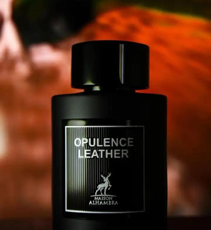 Maison Alhambra Opulence Leather EDP Perfume for Men 100ML, Long-Lasting Bold Leather Fragrance, Spicy & Warm Luxury Scent view 2