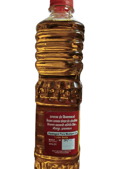Packaged Pure Mustard Oil - 1 Litre Bottle from Meerut, Prayagraj view 2