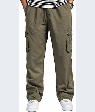 Reoutlook Regular Flat Men's Cargos - Black ( Pack of 1 )