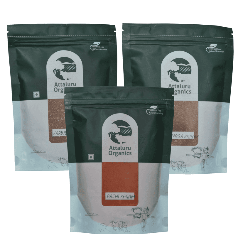 Attaluru Organics Chilli & Leaf Spice Combo