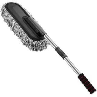 Microfiber Flexible Duster Car Wash Car Cleaning Accessories Microfiber Brushes Dry/Wet Home, Kitchen, Office Cleaning Brush with Expandable Handle
