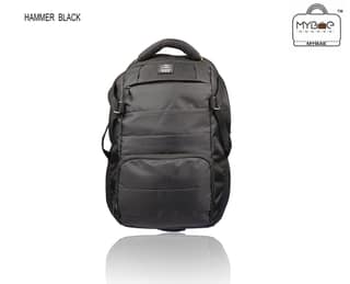 MYBAE 22L Laptop Backpack for Men and Women, 4 Compartments, Water Resistant, Lightweight School Bag for Boys and Girls, College Bag, Office Bag, Travel Backpack, Fits 15.6 Inch Laptop