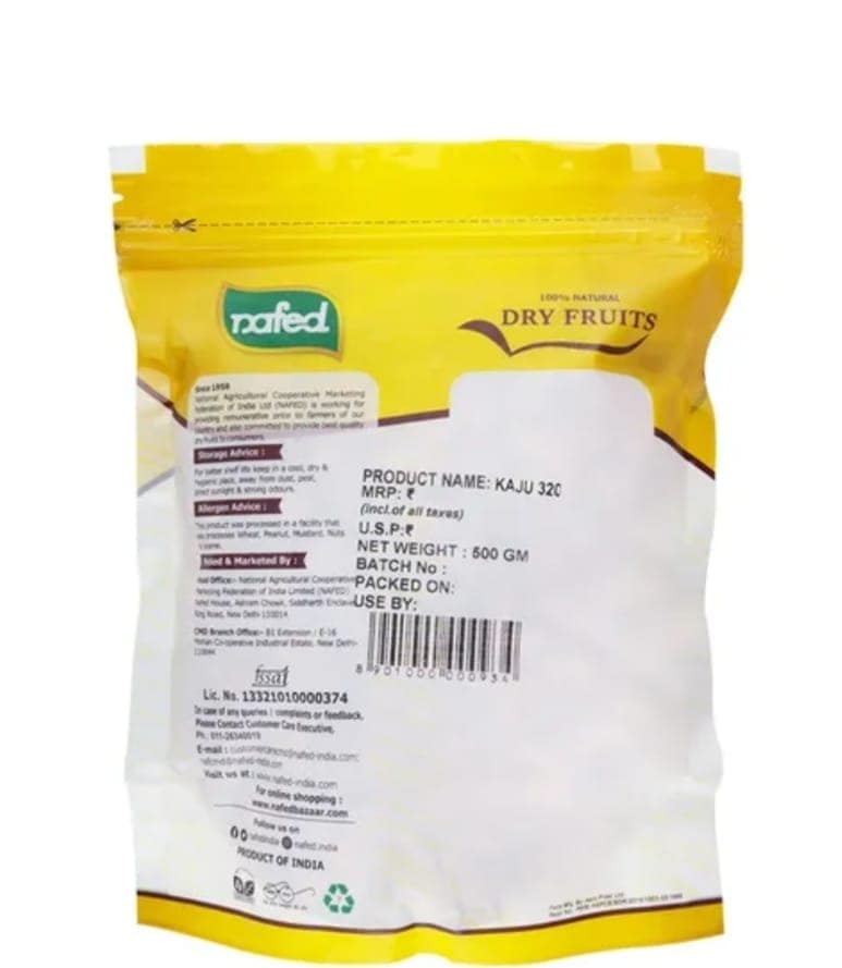 Nafed Kaju 320 500g view 2