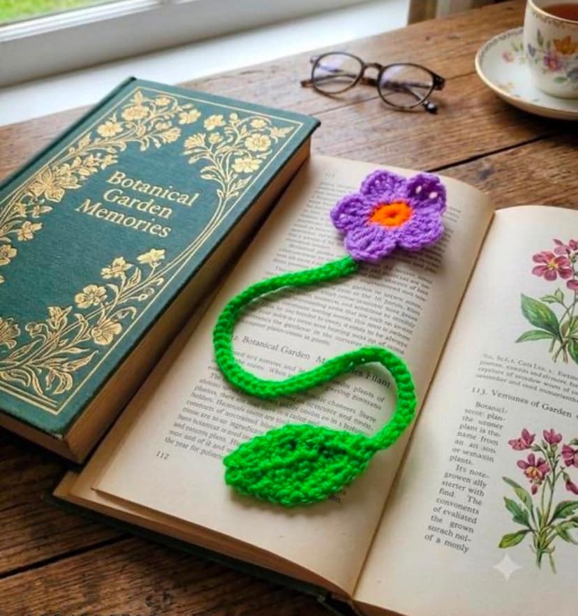 CROSHIA HUT Handmade Crochet Bookmark