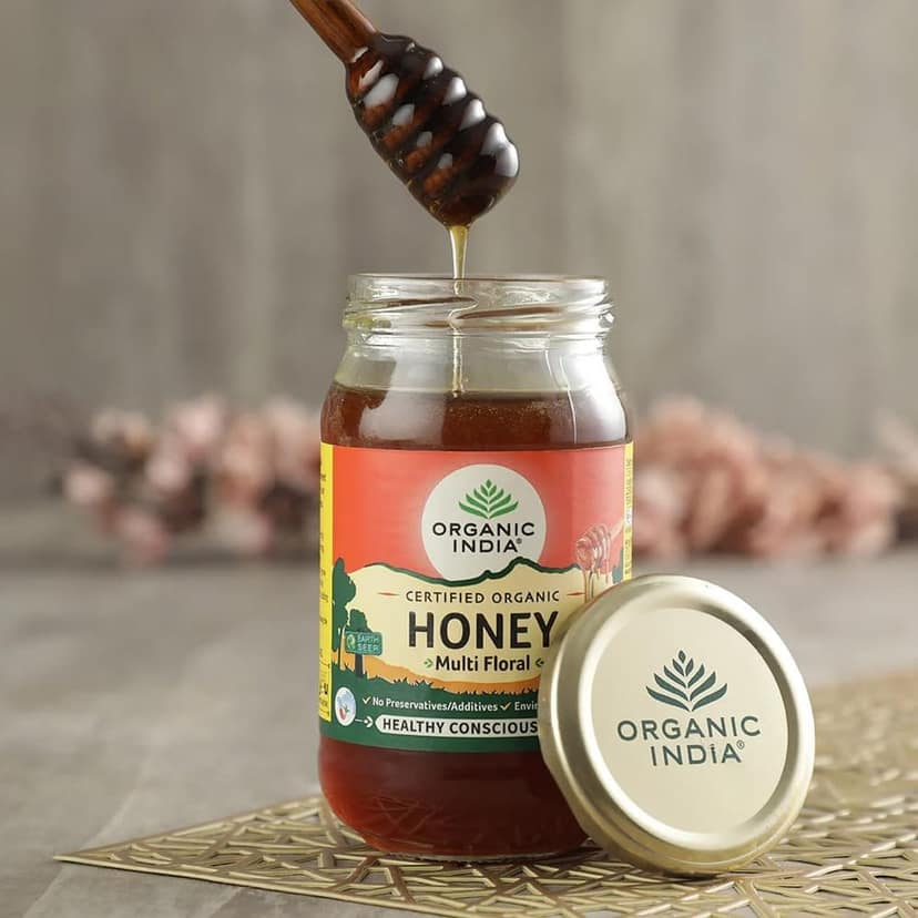 Organic India Himalayan Multi Floral Honey, 500g, 100% Pure, Natural & Organic Honey view 2