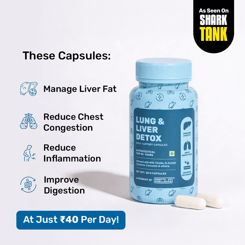 Lung & Liver Detox Capsules Lung & Liver Detox Capsules - 30 Capsules
