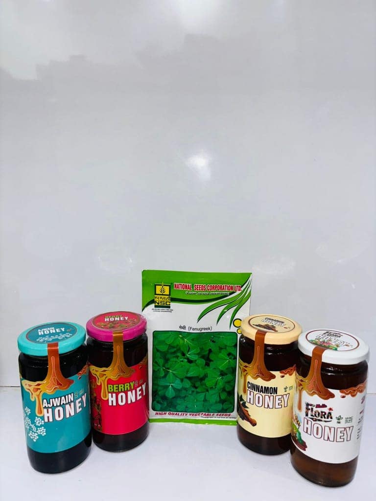 Dhamot F.P.O. Honey Jars & Fenugreek Seeds 50 gram (Free) Combo Pack view 2