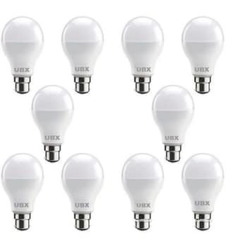 9W LED B22 Bulb Pack of 10