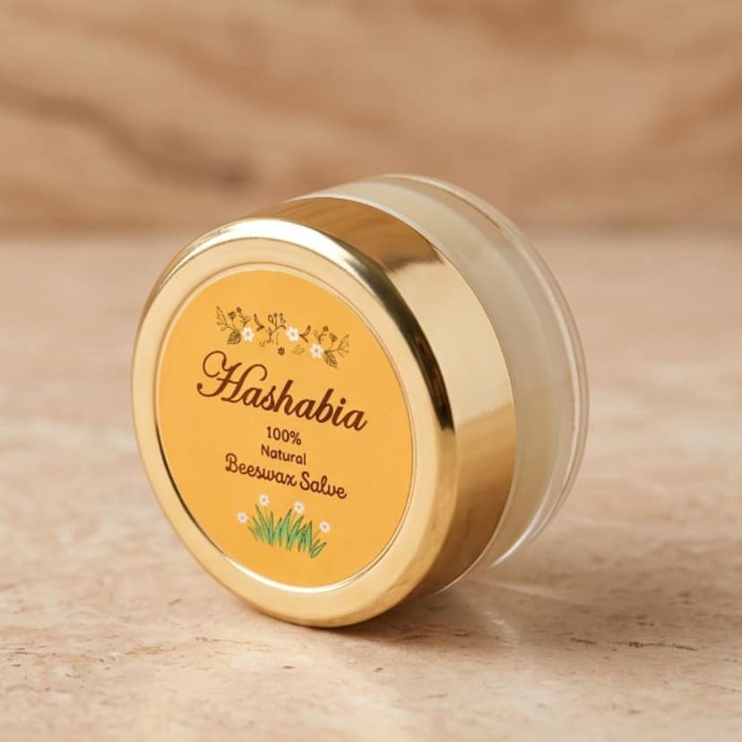 Hashabia 100% Natural Beeswax Lip Salve view 2