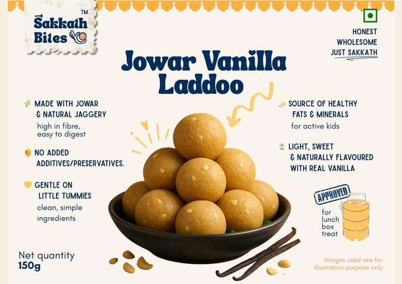 Premium Jowar Vanilla Laddoo view 2