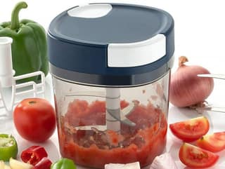 Zebics Chopper 1000ml Container 2in1Jumbo Vegetable Chopper Cutter with Storage Kitchen Vegetable & Fruit Chopper