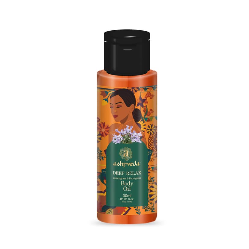 ashpveda Deep Relax Body Oil-Lemongrass & Eucalyptus view 2
