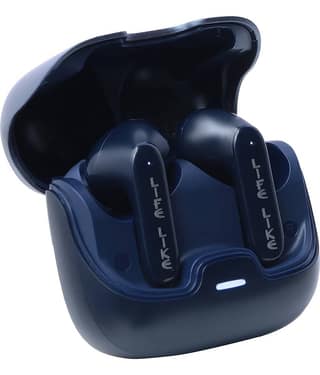 Life Like Z40 With 60H Playtime, Fast Charging, ENC Mic, 10 mm Rich Bass Drivers,Bluetooth 5.3 Ear Buds TWS - Blue