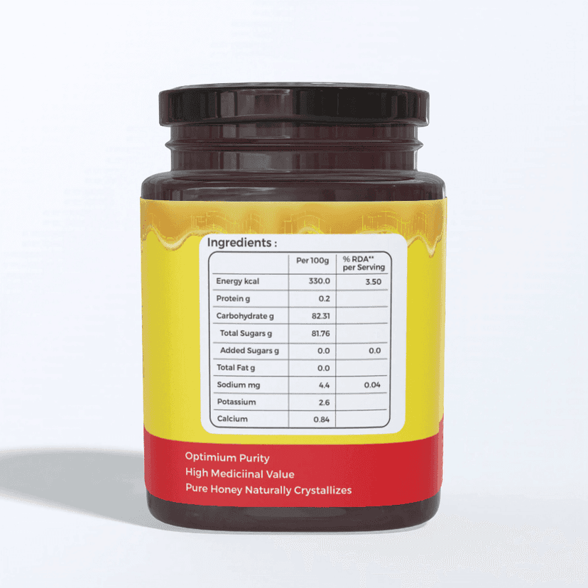 Nexra Tulsi Honey 250g | Pure & Natural Sweetener | Rich in Flavor & Nutrients | Supports Respiratory Health & Immunity view 2