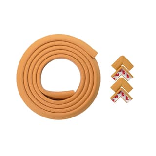 BabySafeHouse 6.5ft Pre-Taped Edge Guard & 4 Corner Protector, Light Brown BabySafeHouse 6.5ft Pre-Taped Edge Guard & 4 Corner Protector, Light Brown - Light Brown