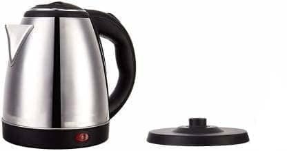 ND BROTHERS Premium 2L Electric Kettle 1500W - Fast Boiling, Stainless Steel, Safe Design - Home & Office Essential for Quick Tea & Coffee - Easy Handling Safety Features view 2