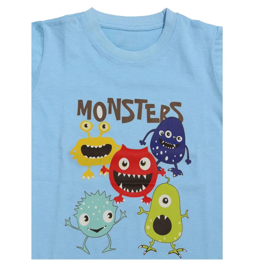 Baby Girl & Baby Boy Regular Fit | 100% Cotton | Short Sleeve Printed T-Shirt (Pack of 2) view 2