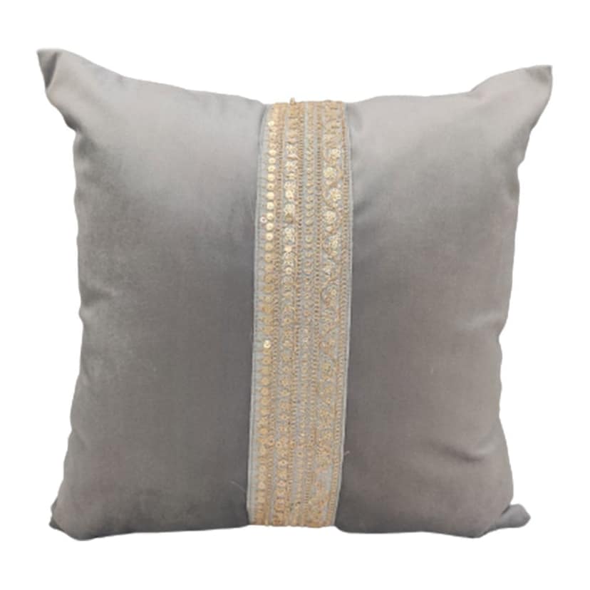 Grey Ethnic Cushion Covers view 2