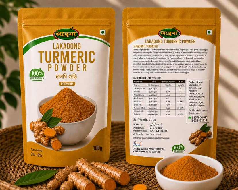 Lakadong Turmeric Powder
