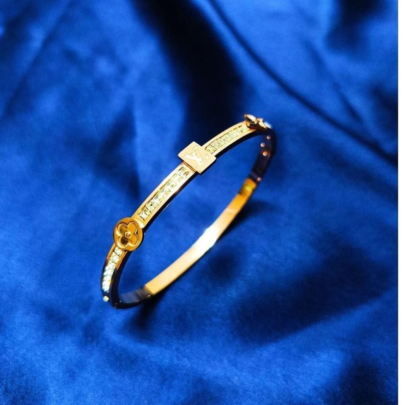 Jewleryklub Bracelet For Women Bangles For Women Anti Tarnish Stylish Adjustable Bracelet For Girls Rose Gold Kada For Women Accessories Anti Tarnish Jewellery Stainless Steel Cuff Bracelet Gifts view 2