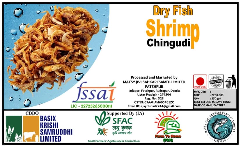 Dry Fish | Shrimp | Chingudi - 250gm view 2