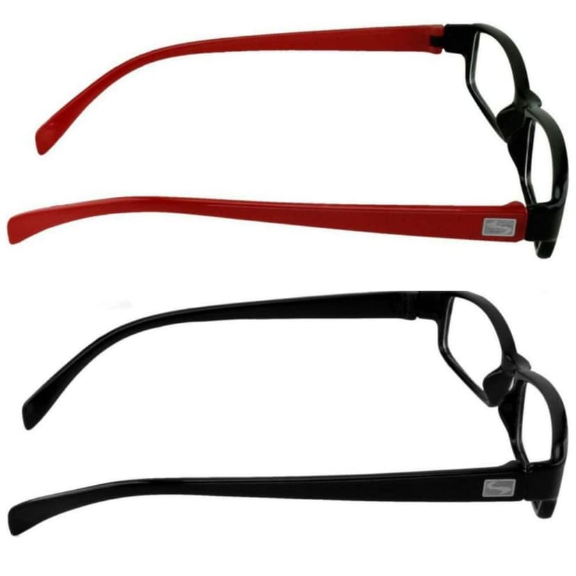 Jodykoes Half Eye Shape Light Weight Frame (Pack of 2) (Red & Black) view 2