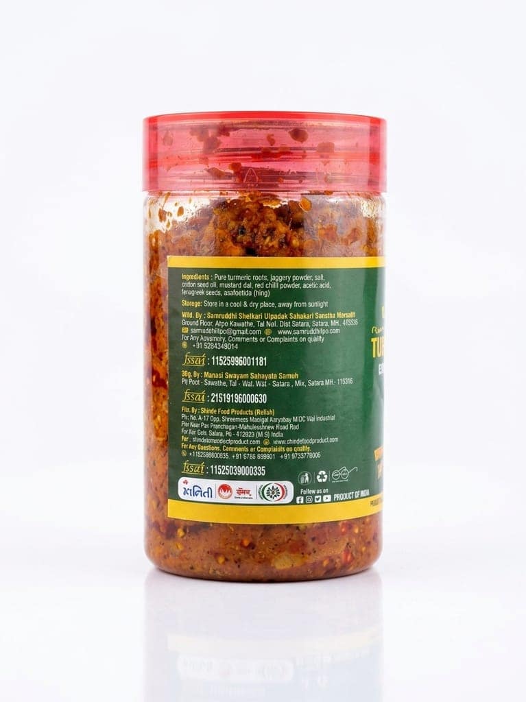 Turmeric Pickle organic and pure view 2