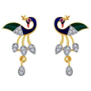 Hetprit Shimmering Brass Gold Plated Pendent Set For Woman view 2
