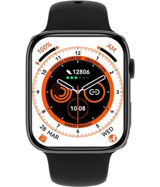 COREGENIX Watch-9 Large Display Black Smart Watch