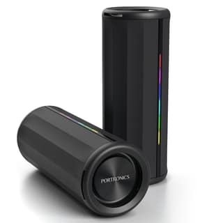 Portronics Nova Bluetooth 5.3V, Upto 5 Hours Playtime, Dual Passive Radiator, RGB LED Strip Lights