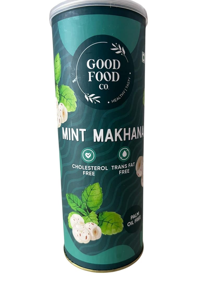 Good Food Co Mint Makhana 80 gm Roasted Fox Nuts Healthy Snack