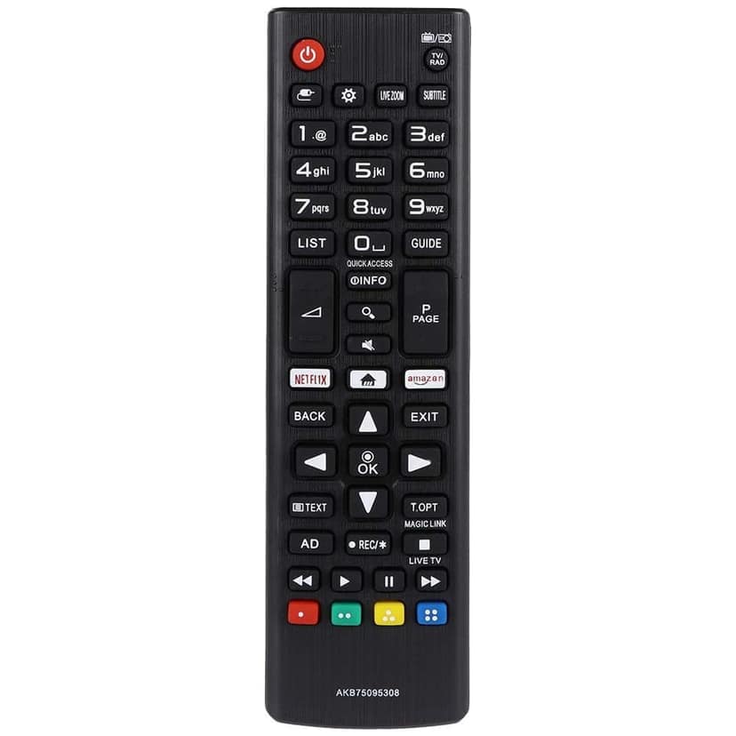 V3Deals Compatible Lg Tv Smart LED LCD HD Plasma with Prme Vedio & Ntflix | Non Voice | Model No :- AKB75095305 AKB75095307 AKB75375604 AKB75675304 | Exactly Same Remote Will Work Only (LG Netflix)