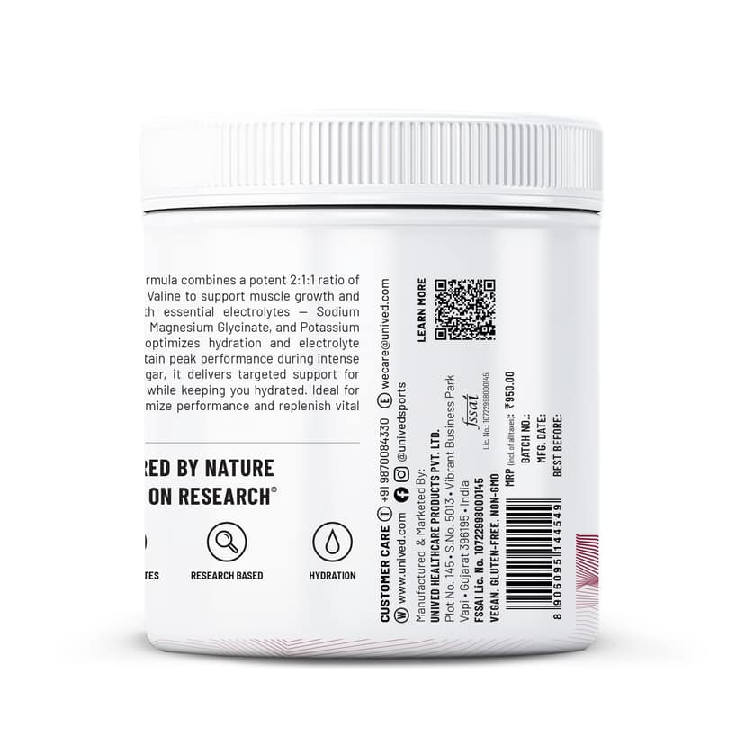 Unived Hydration Drink for Muscle Recovery and Sweat Loss Black Cherry view 2