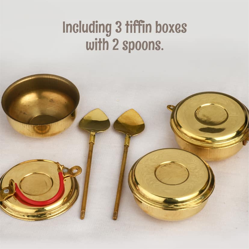Toy Antiqua Tiffin Box Big Premium Handcrafted Toy view 2