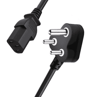 Champion Desktop Power Cord Cable IEC C15 3-Pin for PCs, Printers, Computer, Monitors and SMPS
