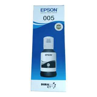 Boost Your EcoTank Printing: Genuine Epson 005 Black Ink Bottle (120ml) - Compatible with M1100, M1120, M1140, M1170, M1180, M2110, M2120, M2140, M2170, M3140, M3170, M3180