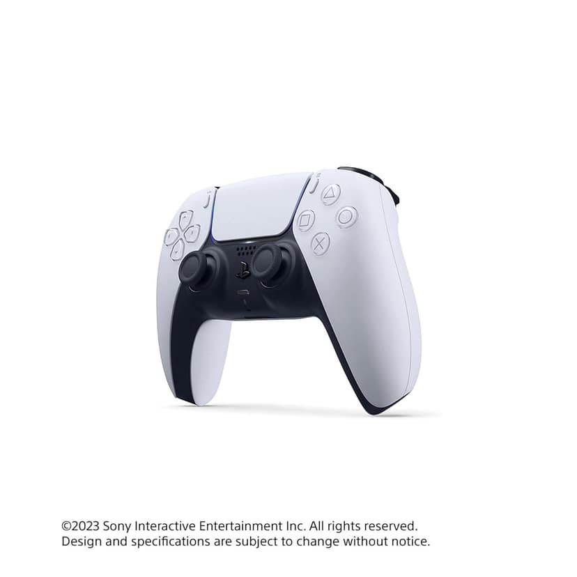 Sony PS5 DualSense Wireless Controller White |PlayStation 5 | Motion Controller | Gamepad view 2