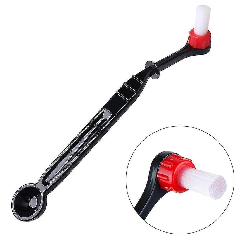 The Bean Co Roasters Coffee Machine Cleaning Brush | Long Handle Elbow Head Tool view 2