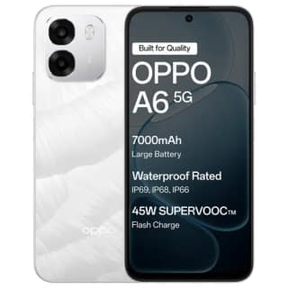 OPPO a6 5G (Ice White, 6GB RAM, 128GB Storage)