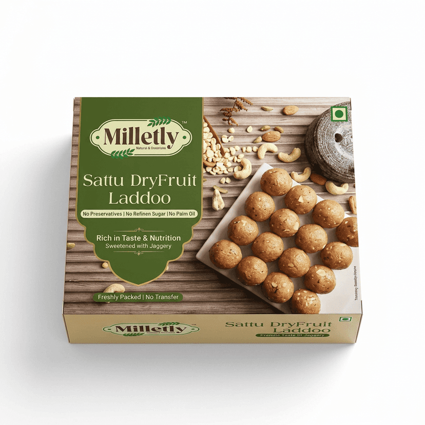 Milletly Sattu DryFruit Laddoo