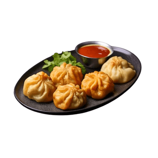 Achari Veg Momos (Full)